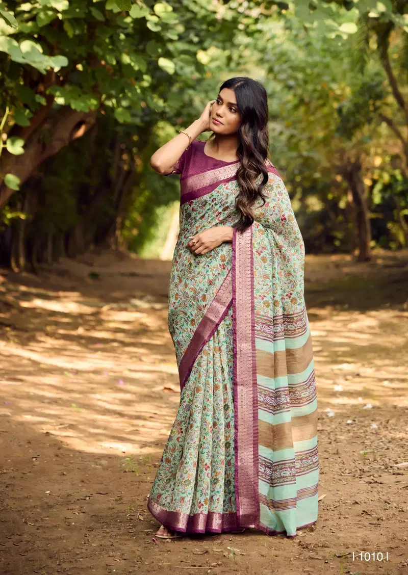 Sugandha By Sr Cotton Fancy Designer Saree Suppliers In Mumbai